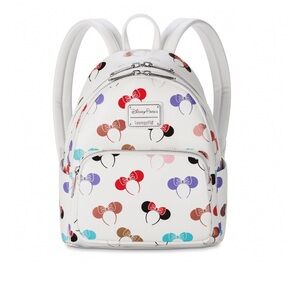 Disney Parks Loungefly Minnie Ear Headband Holder Mini Backpack